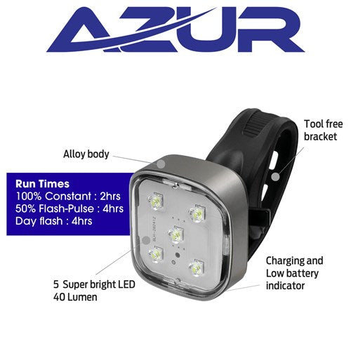 Azur Strobe 40 Lumin Headlight